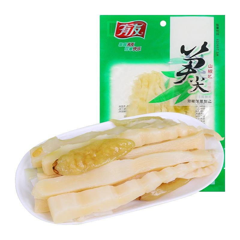 [1 packets] You You Shan Jiao Bamboo Shoot Tip 100 g