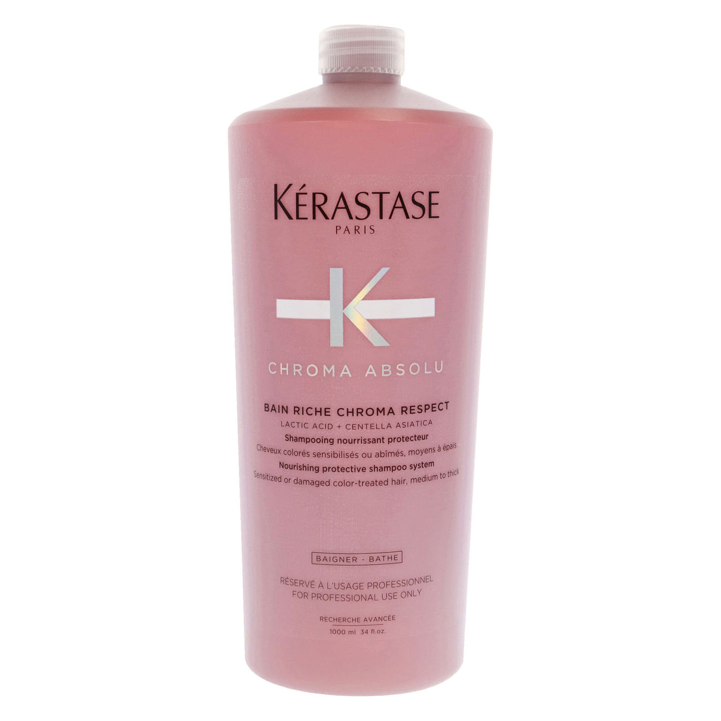 Chroma Absolu Bain Riche Respect Shampoo by Kerastase for Unisex – 34 oz Shampoo 34 oz