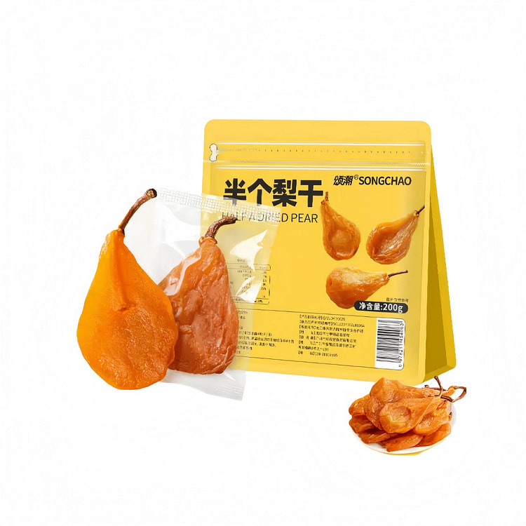 Half a pear dried Yantai fruit, 200g 200 g