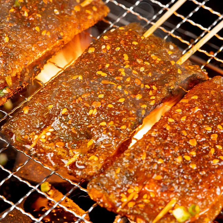 Barbecue ingredients for snacks