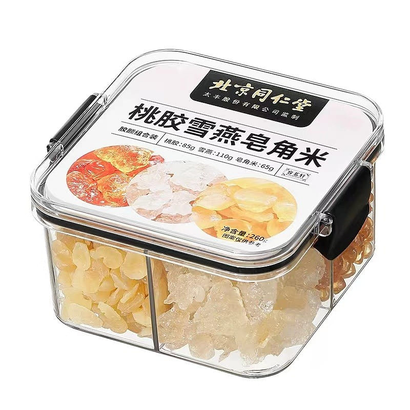 Peach gum snow Swallow and Gleditsia sinensis rice 260g*1 box 260 g