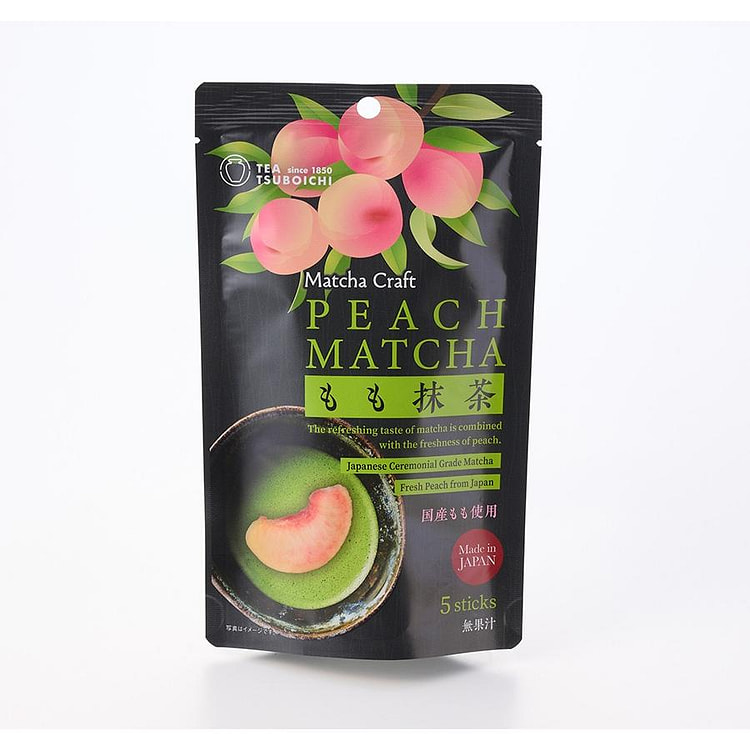 TSUBOICHI Peach Matcha Powder 10g*5pcs 1 each