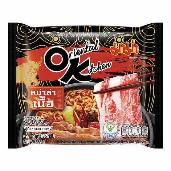 妈妈东方厨房麻辣牛肉方便面
