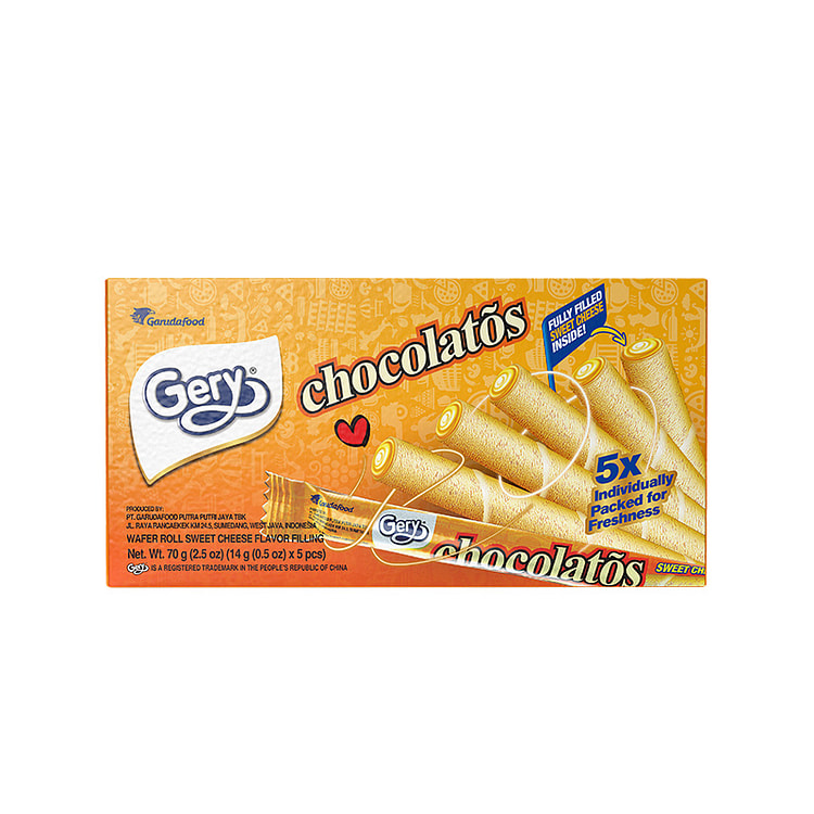 Gery Zhili cheese sandwich roll Chicken rolls biscuit cheese flavor importe
