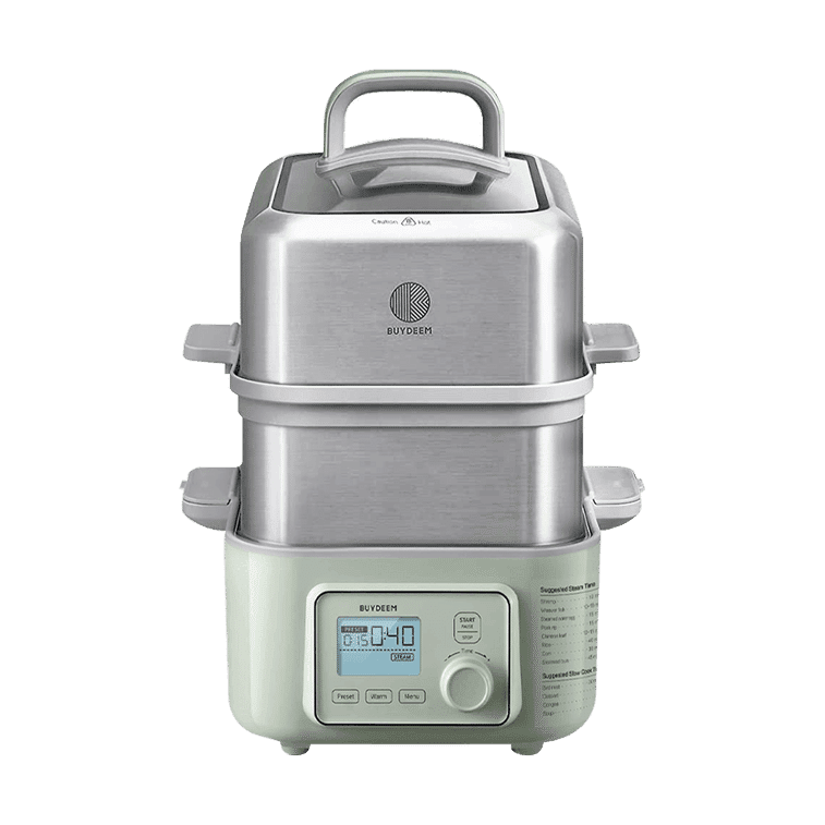 Buydeem Electric Food Steamer 2-tier Rack 10-Quart 1 each