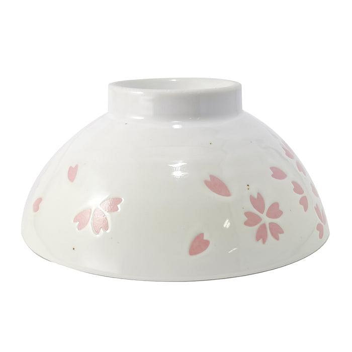 DAISO 美浓烧 茶碗 樱花 雪白色