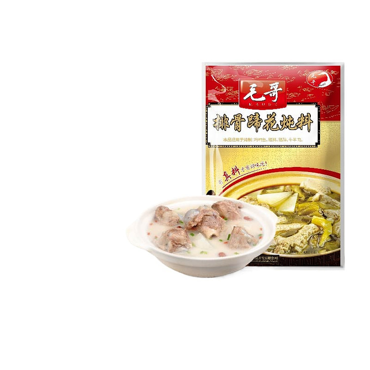 毛哥排骨蹄花汤炖汤料350g*1袋