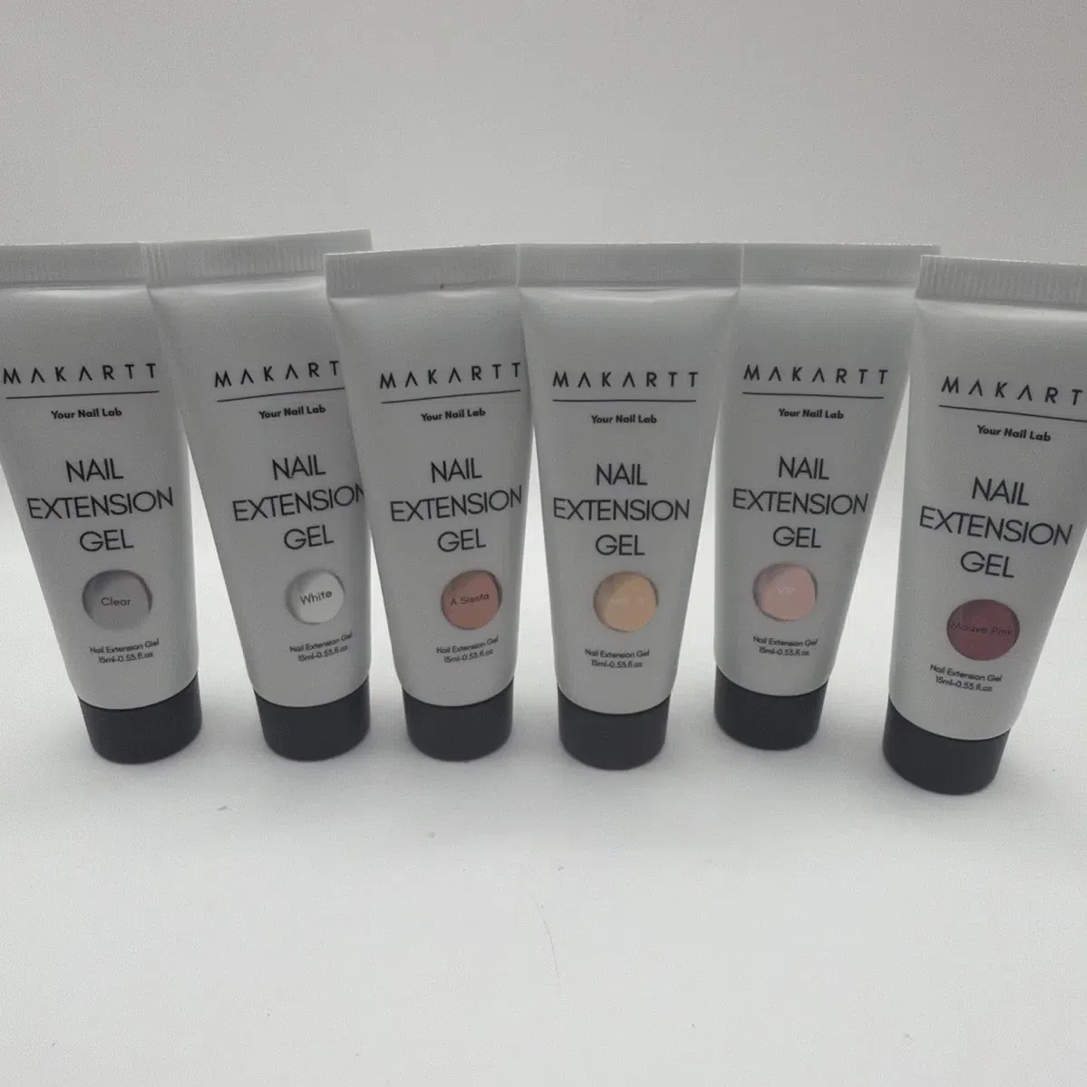 Makartt Poly Nail Gel Set – 6 Colors Kit Strong Bu 1 box