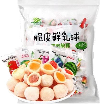 Holliand Crispy Fresh Milk Balls 500g Fruit Sandwi 500 g