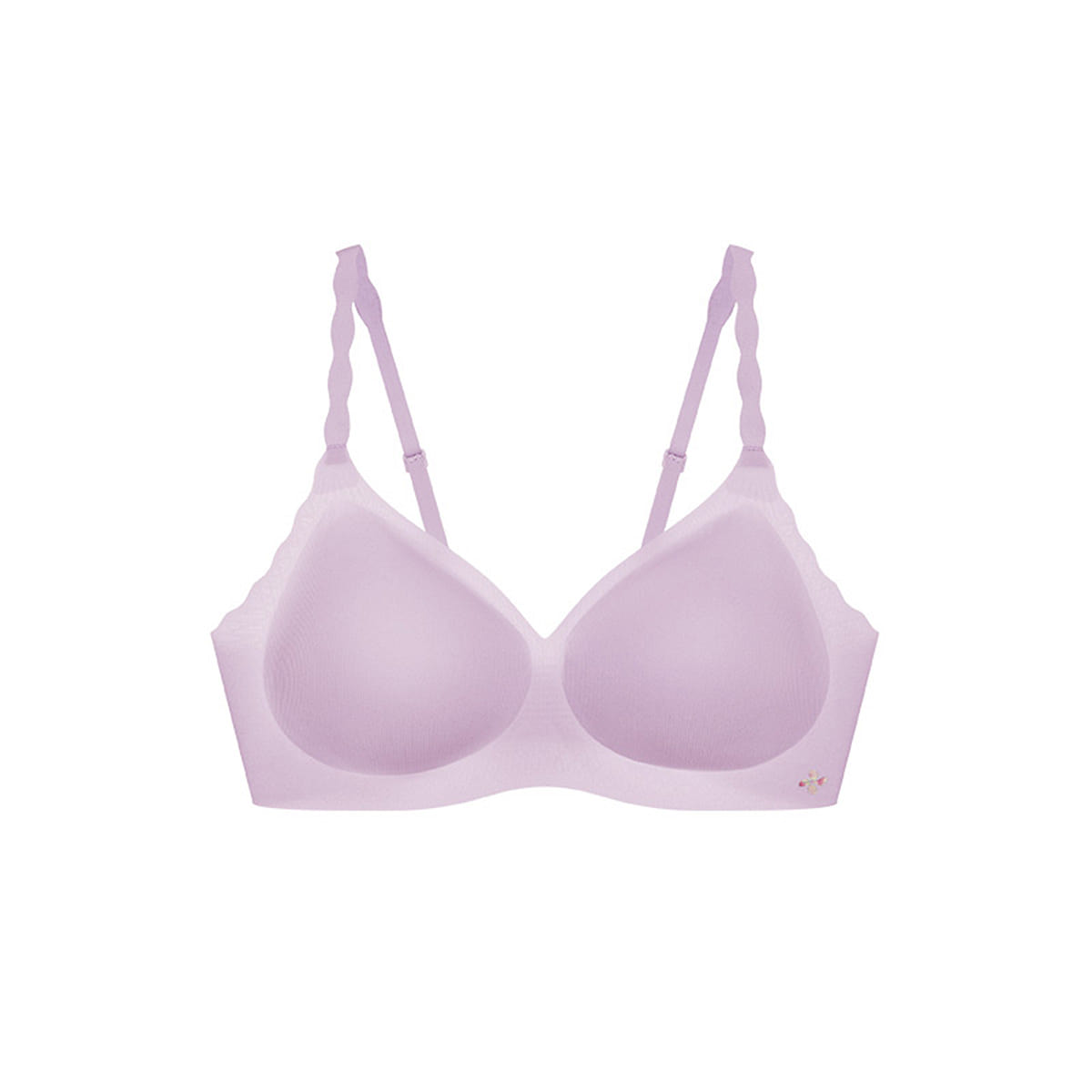 Ubras No Size Mint Cool V-neck Wave Bra Tank Top – Standard – Shanti Purple – One Size 100 g