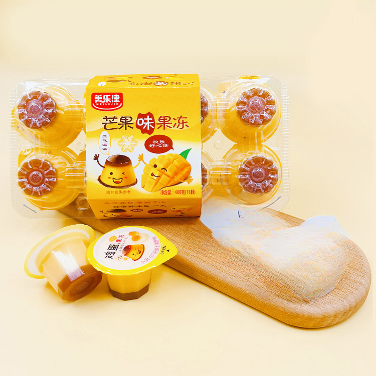 美乐津 芒果味果冻布丁 400g*1盒