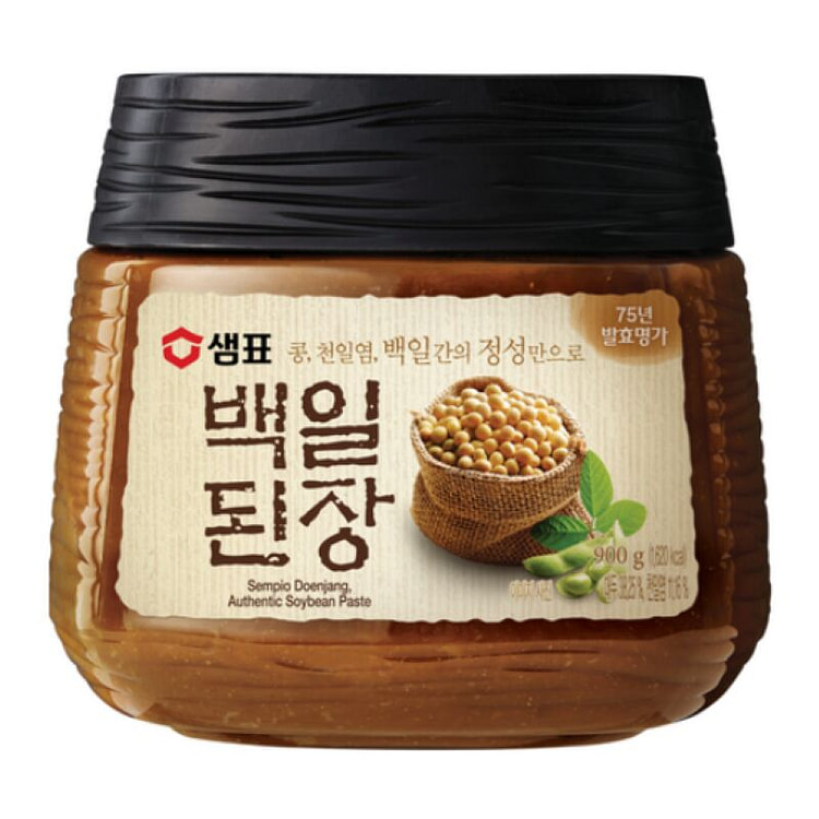 [韩国 直接配送] 第一百天豆酱，900克，1个