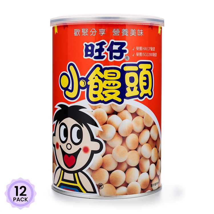 旺仔 小馒头 罐装 210 克*12 包