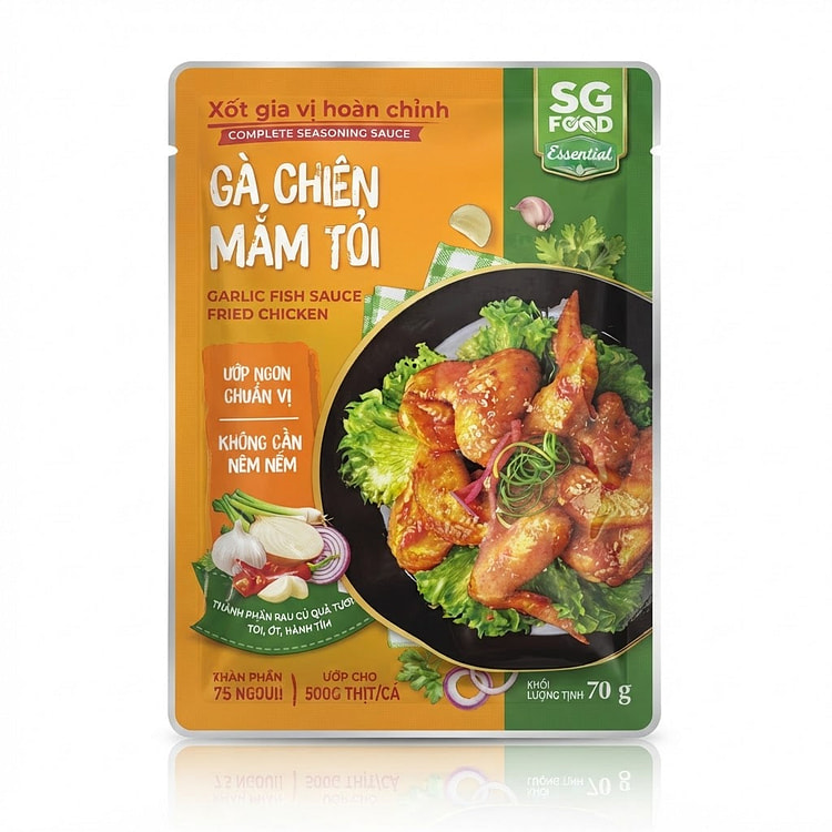 SG Food Garlic Fish Sauce for Fried Chicken 70 g (min 2)