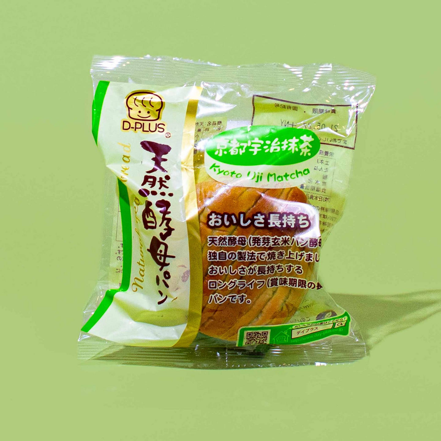Natural Yeast Bread: Uji Matcha (1 Piece) 95 g