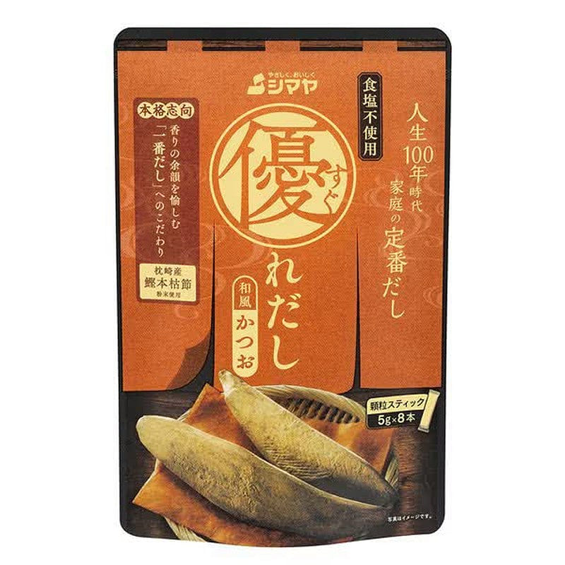 Shimaya Japanese Bonito Dashi 40g (5g x 8) 1 each