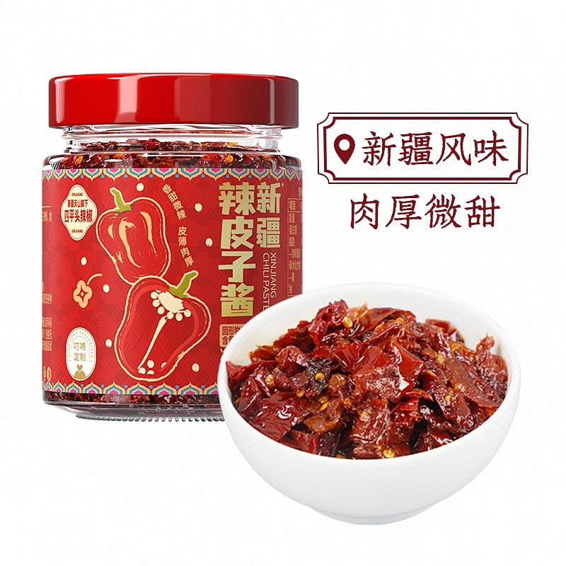 叮咚定制 新疆辣皮子酱 200 克