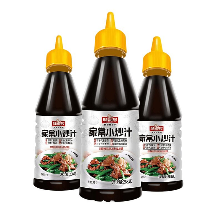味仙居家常菜小炒汁调味料1瓶 268 克