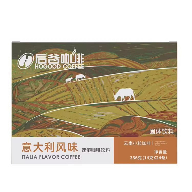 后谷咖啡意大利风味三合一336g*1盒