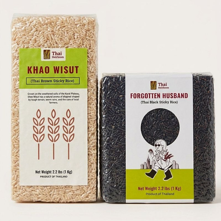 泰国黑糯米和糙米什锦装 2.2 磅*2 包