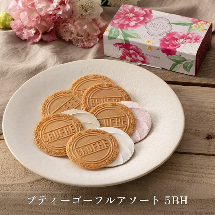 神户风月堂 香草草莓夹心饼干 6枚入