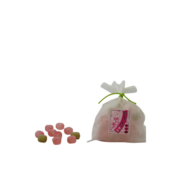 岩井制菓 宇治茶糖 樱花抹茶糖 80g