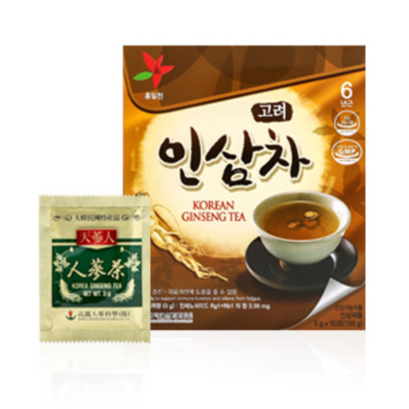 [한국 직배송] 홍일천 고려 인삼차 3g*50개, 1개 - Weee!