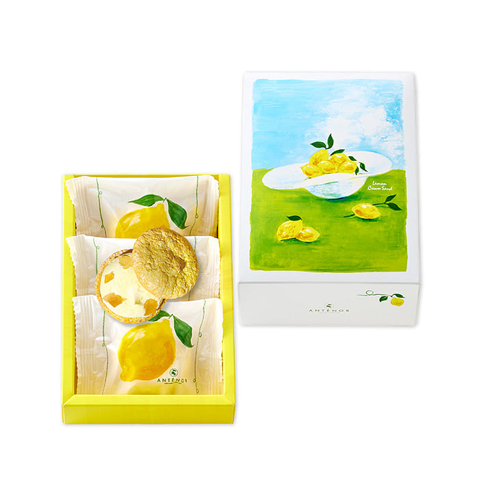 Antenor Lemon Cream Cookies 3pcs 1 each