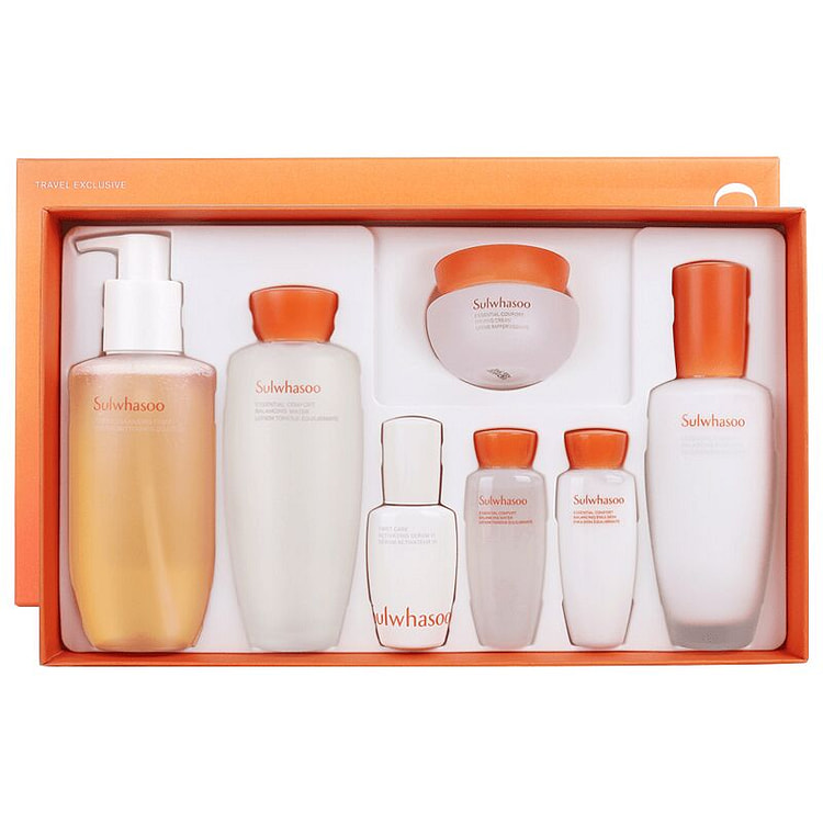 雪花秀 新版顺行套装水乳精华洁面7件套 舒缓滋养 1 份