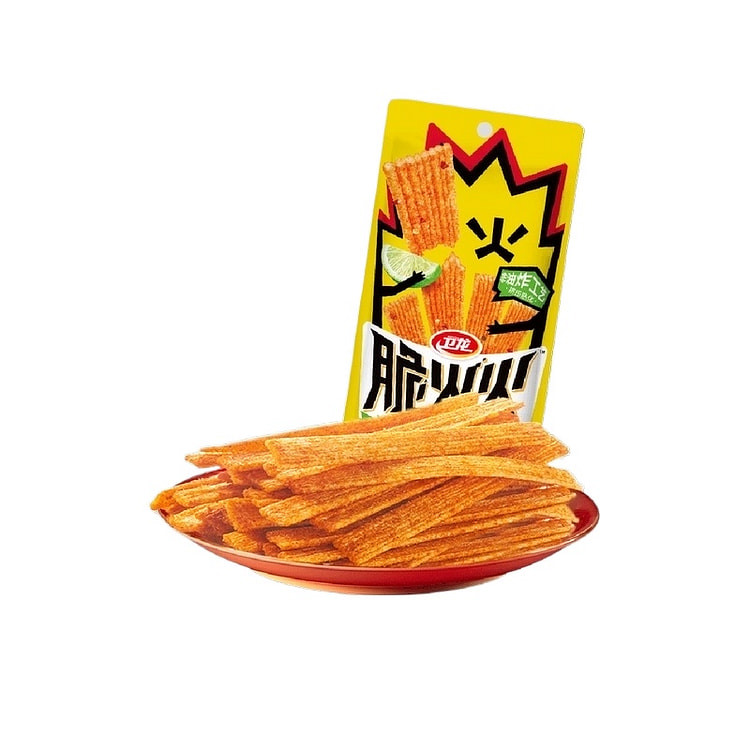 卫龙 脆火火辣脆片香辣味非油炸解馋宿舍休闲膨化零食小吃16g*1包