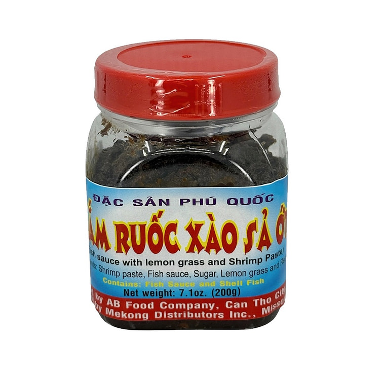 STIR-FRIED SHRIMP PASTE WITH LEMONGRASS AND CHILI