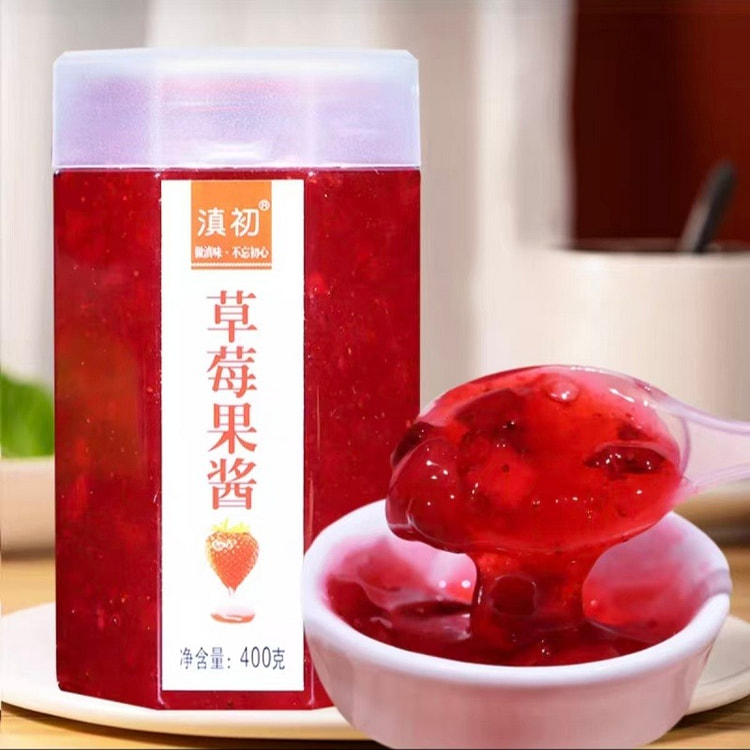 草莓果酱糕点烘焙冲饮早餐即食面包果酱400g*1瓶 400 克