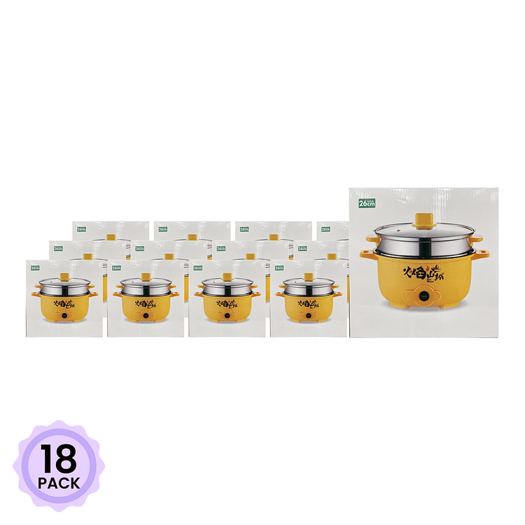 Vegas Hot Pot Multifunction Steam and Cooking Pot 26cm, Random Color 1 coun