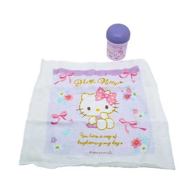 OSK Hello Kitty Plastic Box Handkerchief Set 1 count