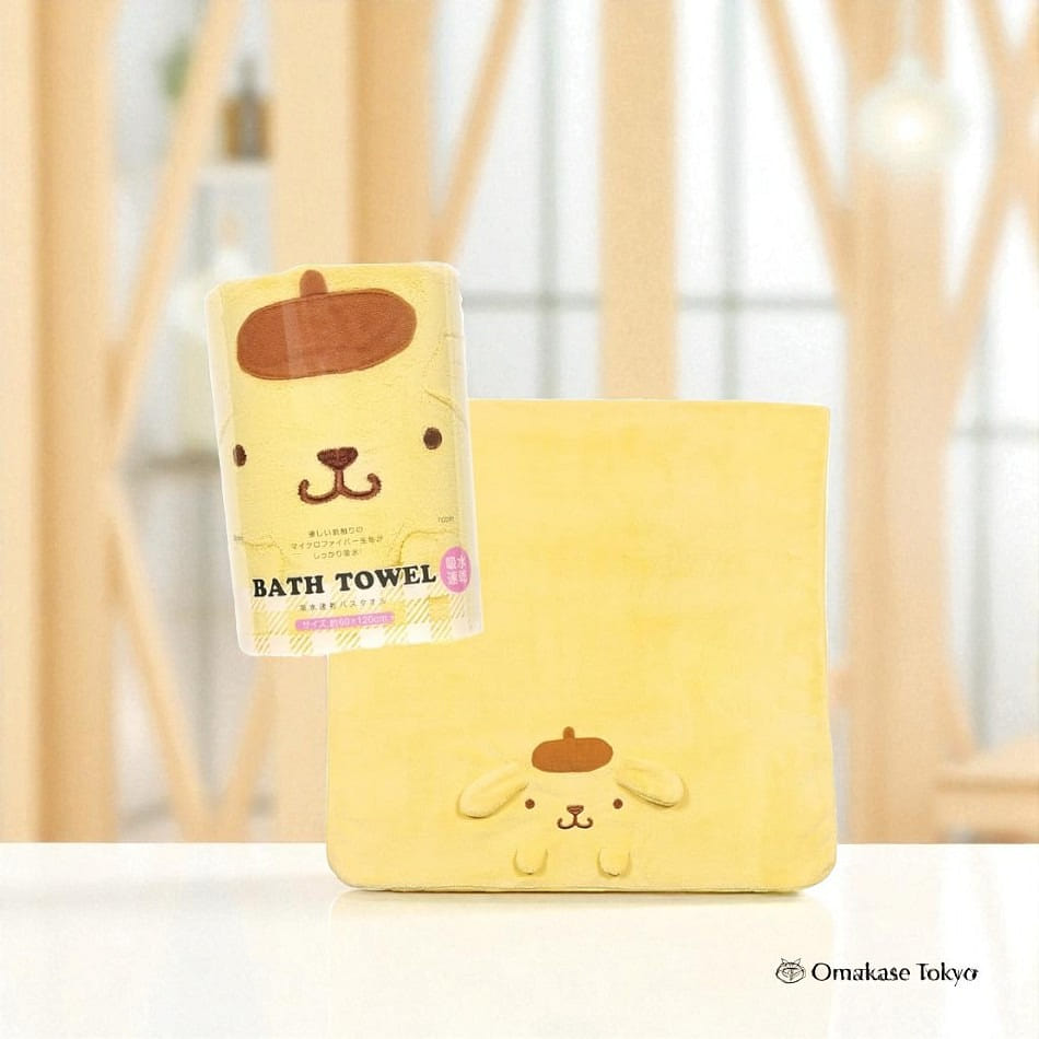 Skater Sanrio Bath Towel Pompompurin 250 g