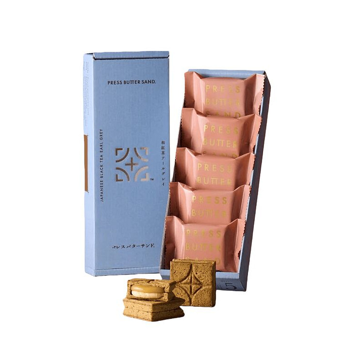 Earl Grey Black Tea Flavor Butter Sandwich Biscuit 1 box