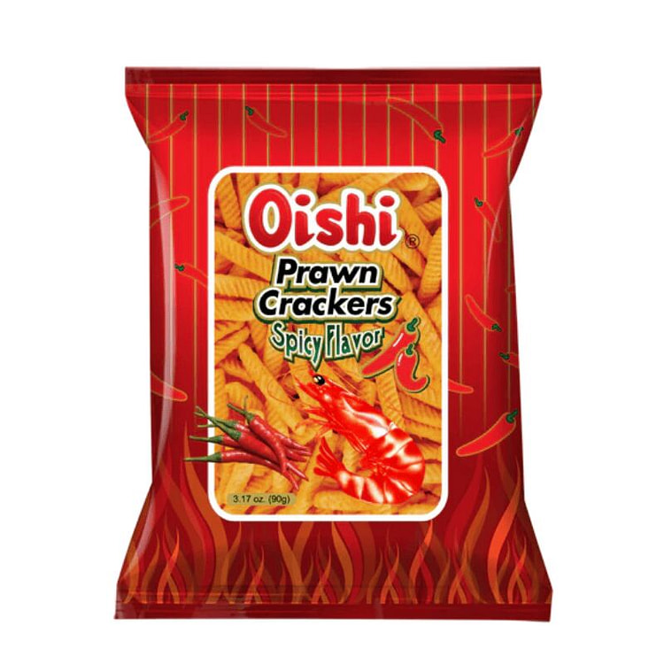 Oishi Prawn Crackers Spicy Flavor 90g