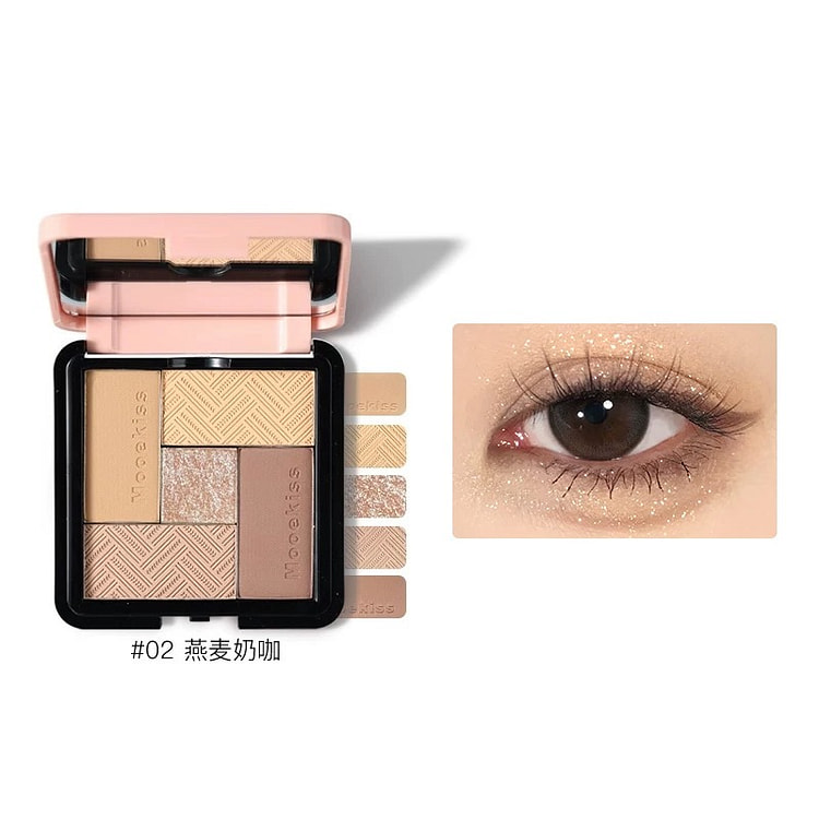 木柯诗灵魂搭子五色眼影盘大地多色系日常  #02 1 份