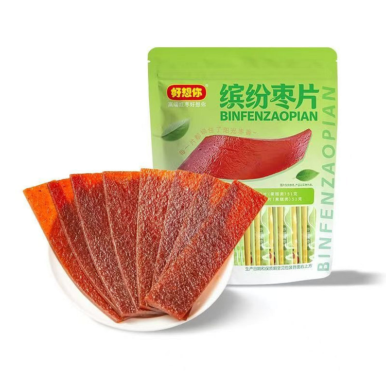 Haoxiangni Colorful Jujube Slices, 102g 1 pack