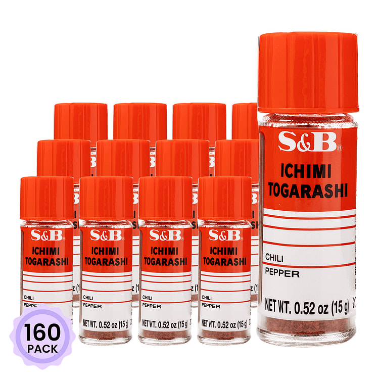 S&B 日本辣椒粉 0.52 盎司*160 包