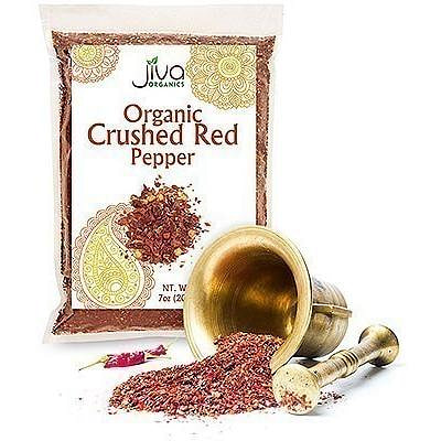 Jiva Organics Chilli Crushed, 7 oz bag