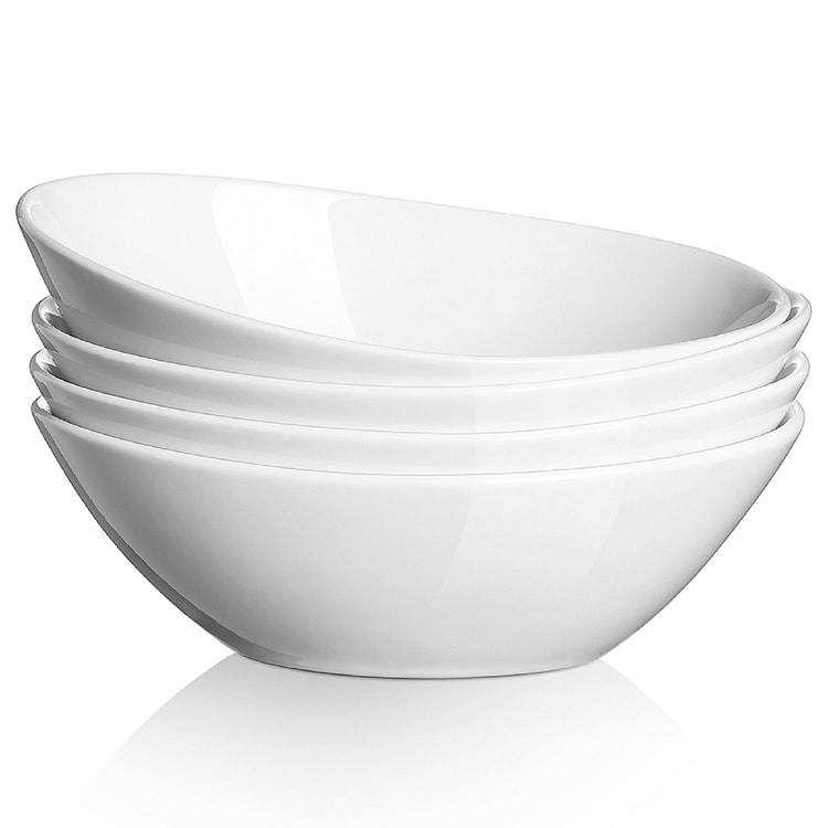 DOWAN 9英寸陶瓷盛菜碗，4件套