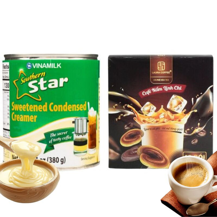 Reishi Coffee & CAN Condensed Milk Combo