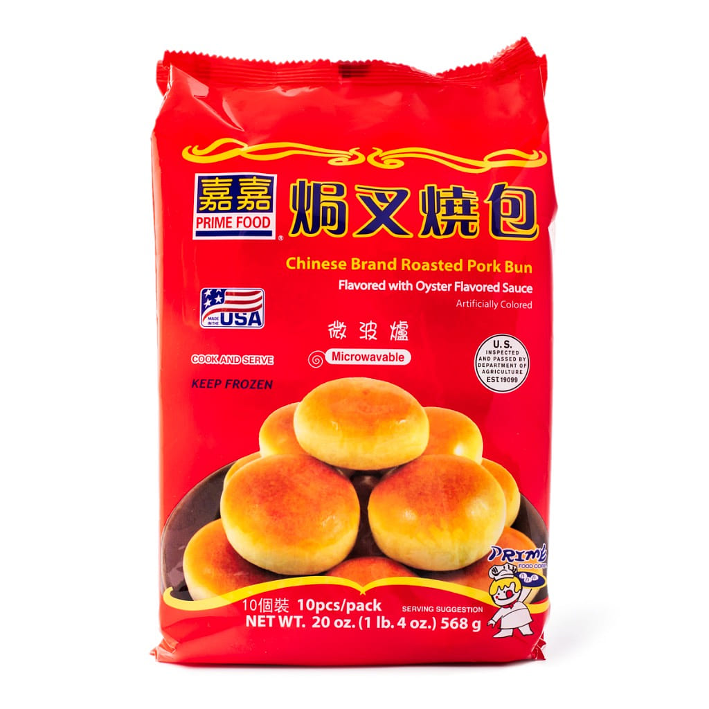 Prime Food Chinese Roasted Pork Bun, Frozen 568 g