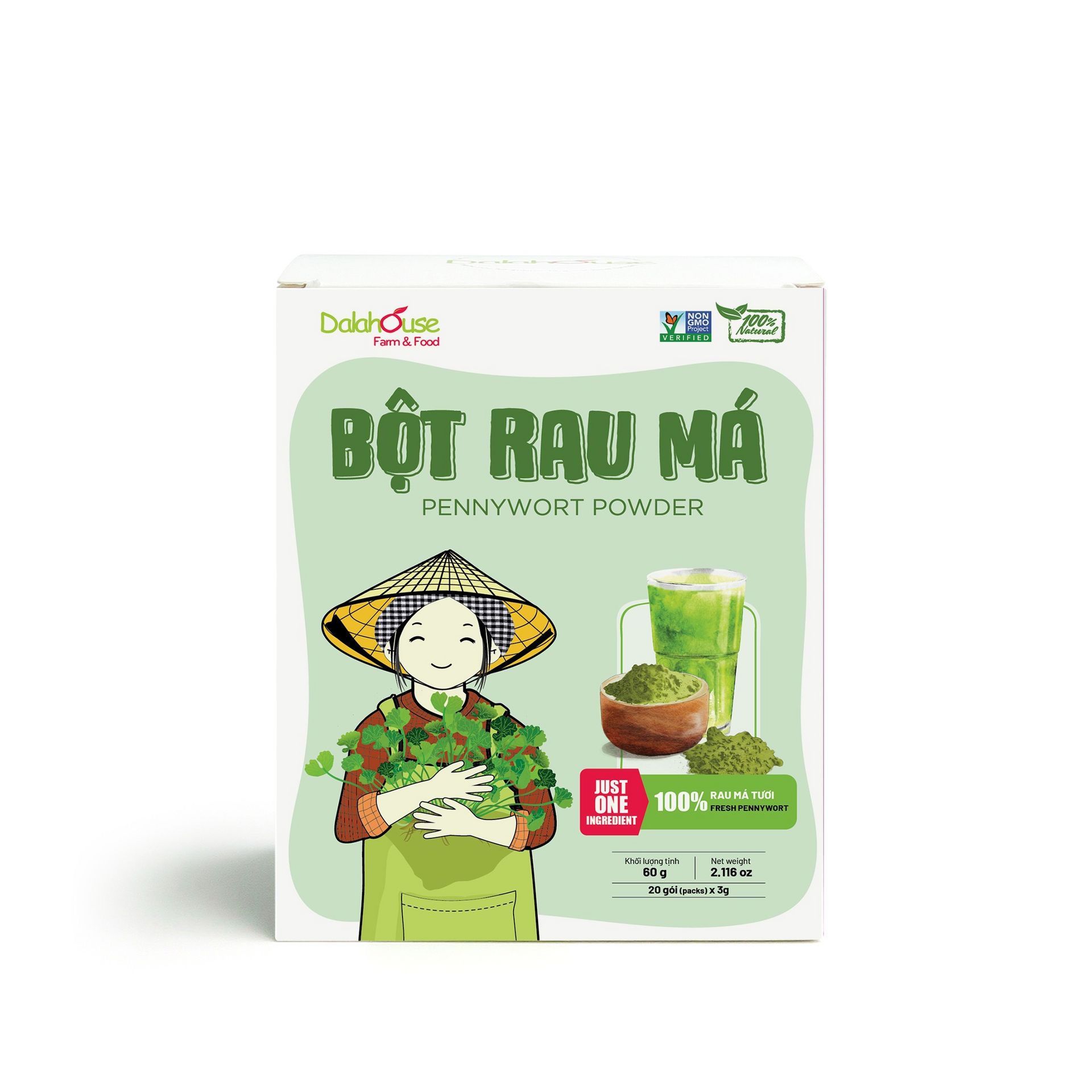 DALA HOUSE 積雪草粉混合物 2.11 盎司