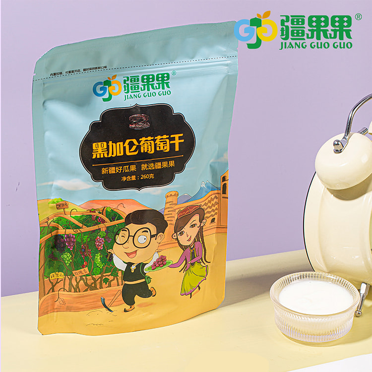 JiangGuoGuo Blackcurrant Raisins 260g