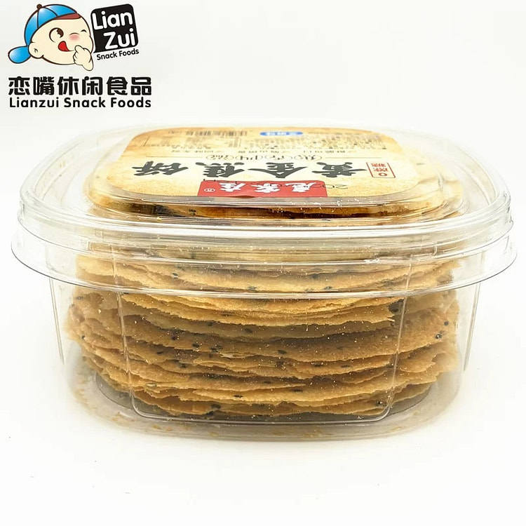 扈家庄黄金焦饼非油炸薄脆煎饼焦香酥脆芝麻味小零食 320 克