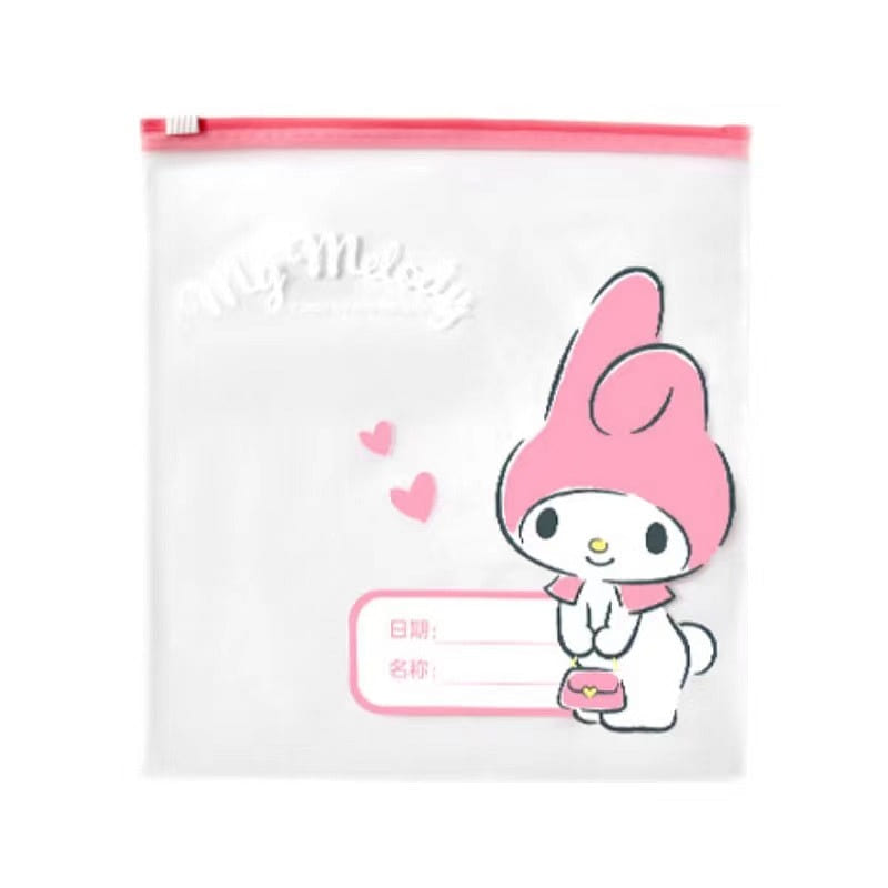 Sanrio Sealed Bag Household Food Sub-Pack/Storage Bag-My Melody L (15 PCS/Box) 1 each