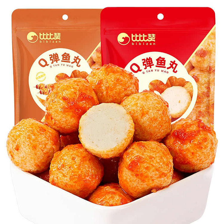 Bouncy Fish Balls, BBQ+Spicy, 100g*2