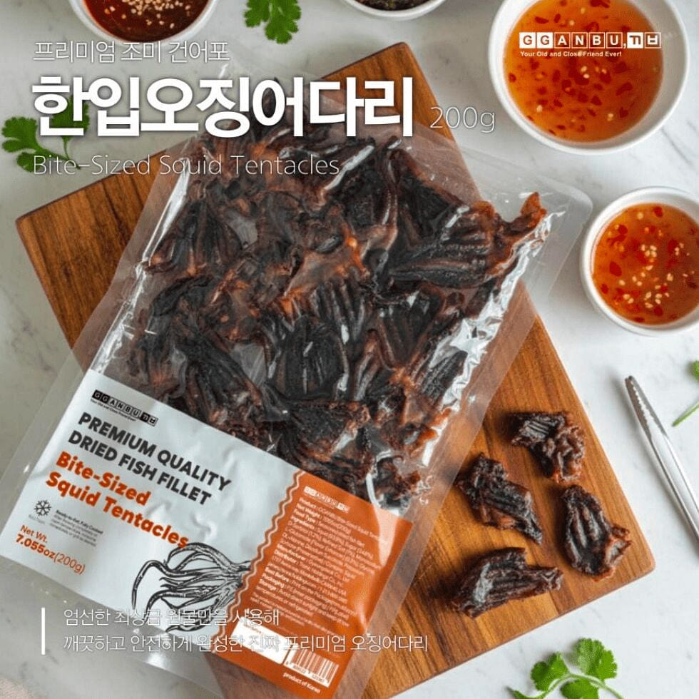 Bite-size dried squid leg 200 g